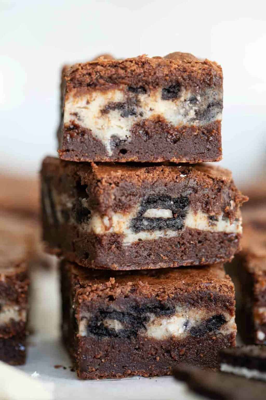 Rich and Fudgy Oreo Brownies - Taste and Tell