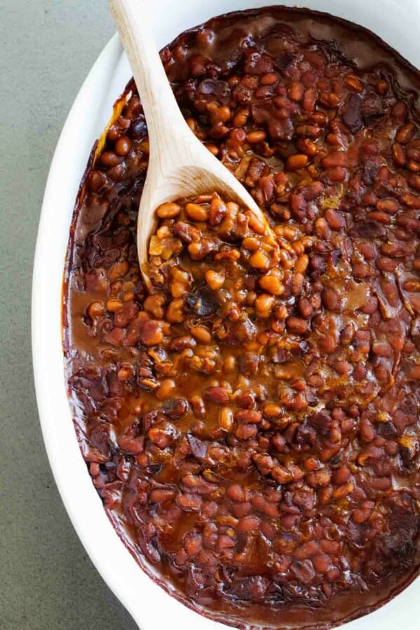 Baked Beans with Bacon Taste and Tell