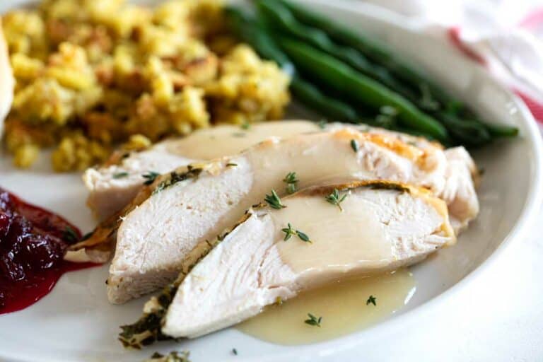 Roast Turkey Breast With Herbed Butter Recipe - Taste And Tell