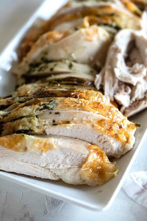 Roast Turkey Breast With Herbed Butter Recipe Taste And Tell