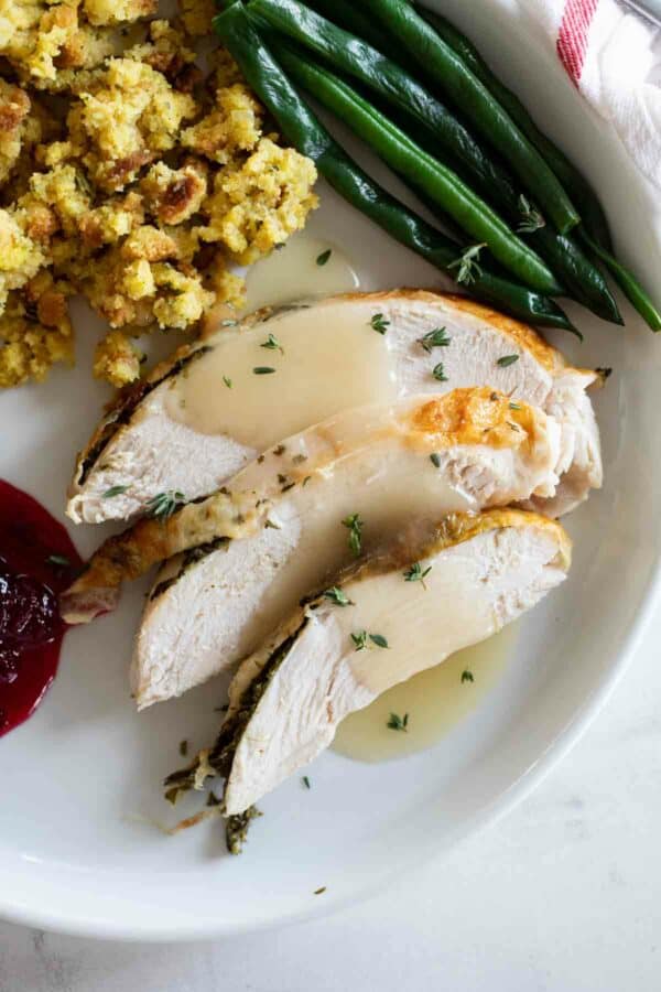 Roast Turkey Breast with Herbed Butter Recipe - Taste and Tell