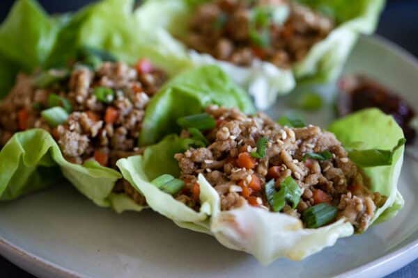 30 Minute Asian Chicken Lettuce Wraps Recipe - Taste and Tell