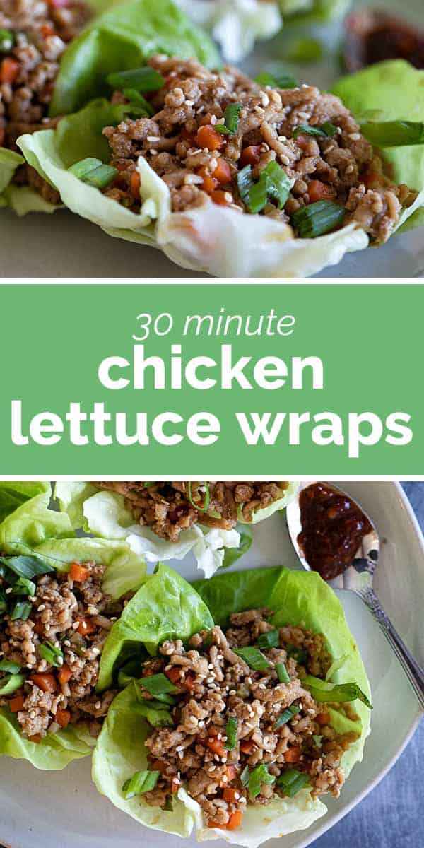 30 Minute Asian Chicken Lettuce Wraps Recipe - Taste and Tell