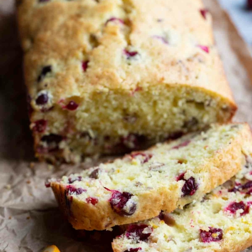 Cranberry Orange Bread - Easy Cranberry Bread - Taste And Tell