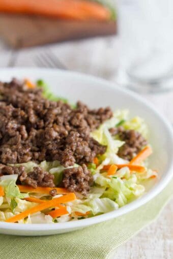 Asian Beef and Cabbage Salad Recipe - Taste and Tell