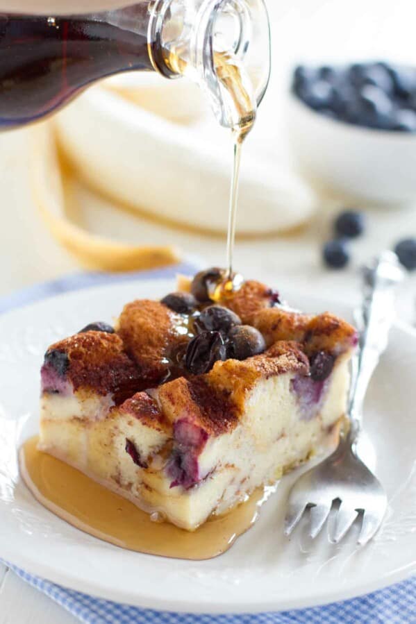 Blueberry Banana French Toast Bake - Taste and Tell