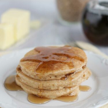 Whole Wheat Blender Pancakes - Taste and Tell