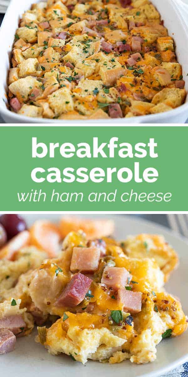 Ham and Cheese Easy Breakfast Casserole Recipe - Taste and Tell