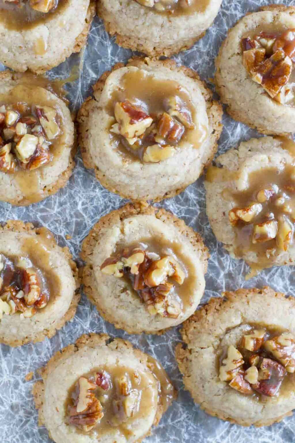 Pecan Praline Thumbprints - Taste and Tell