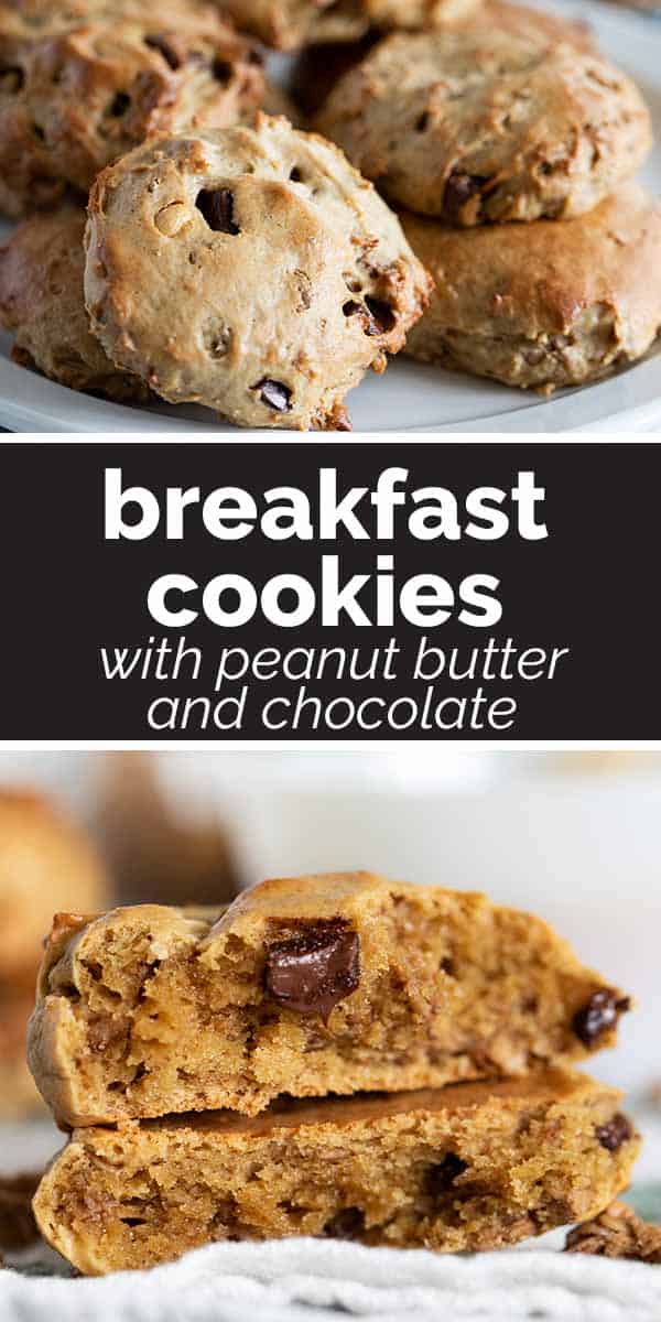 Breakfast Cookies with Peanut Butter and Chocolate - Taste and Tell