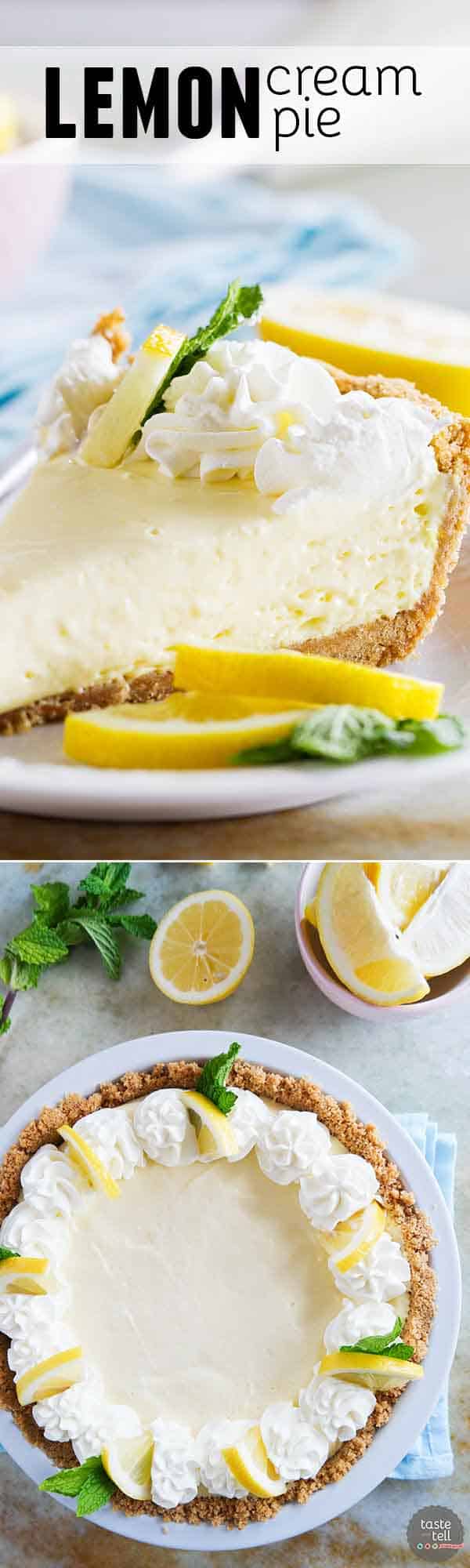 Lemon Cream Pie Taste And Tell