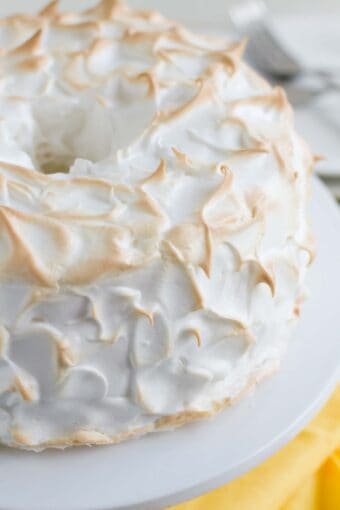 Lemon Meringue Angel Cake - Taste and Tell