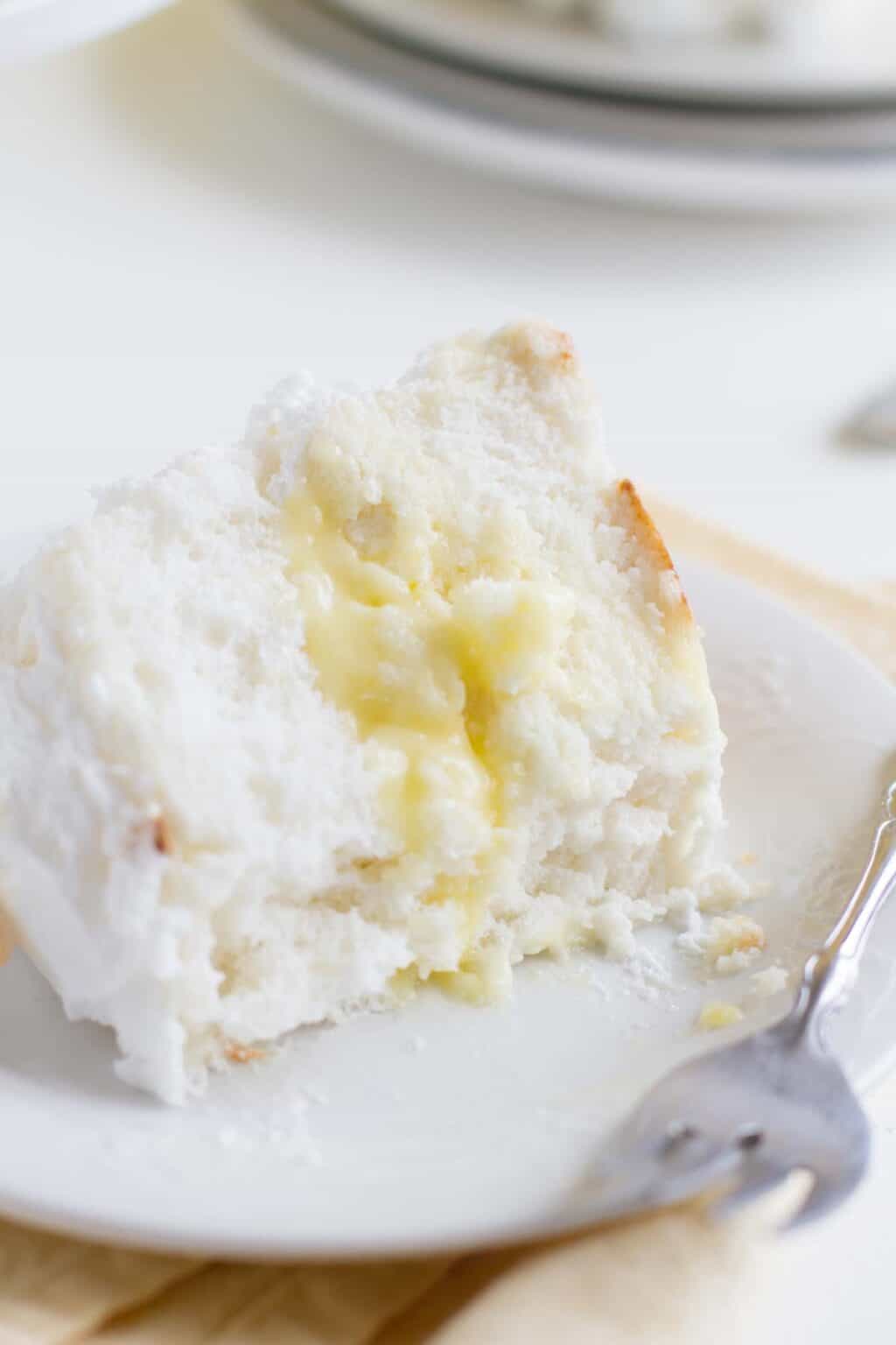 Lemon Meringue Angel Cake - Taste And Tell