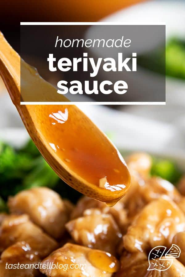 Teriyaki Sauce with text overlay