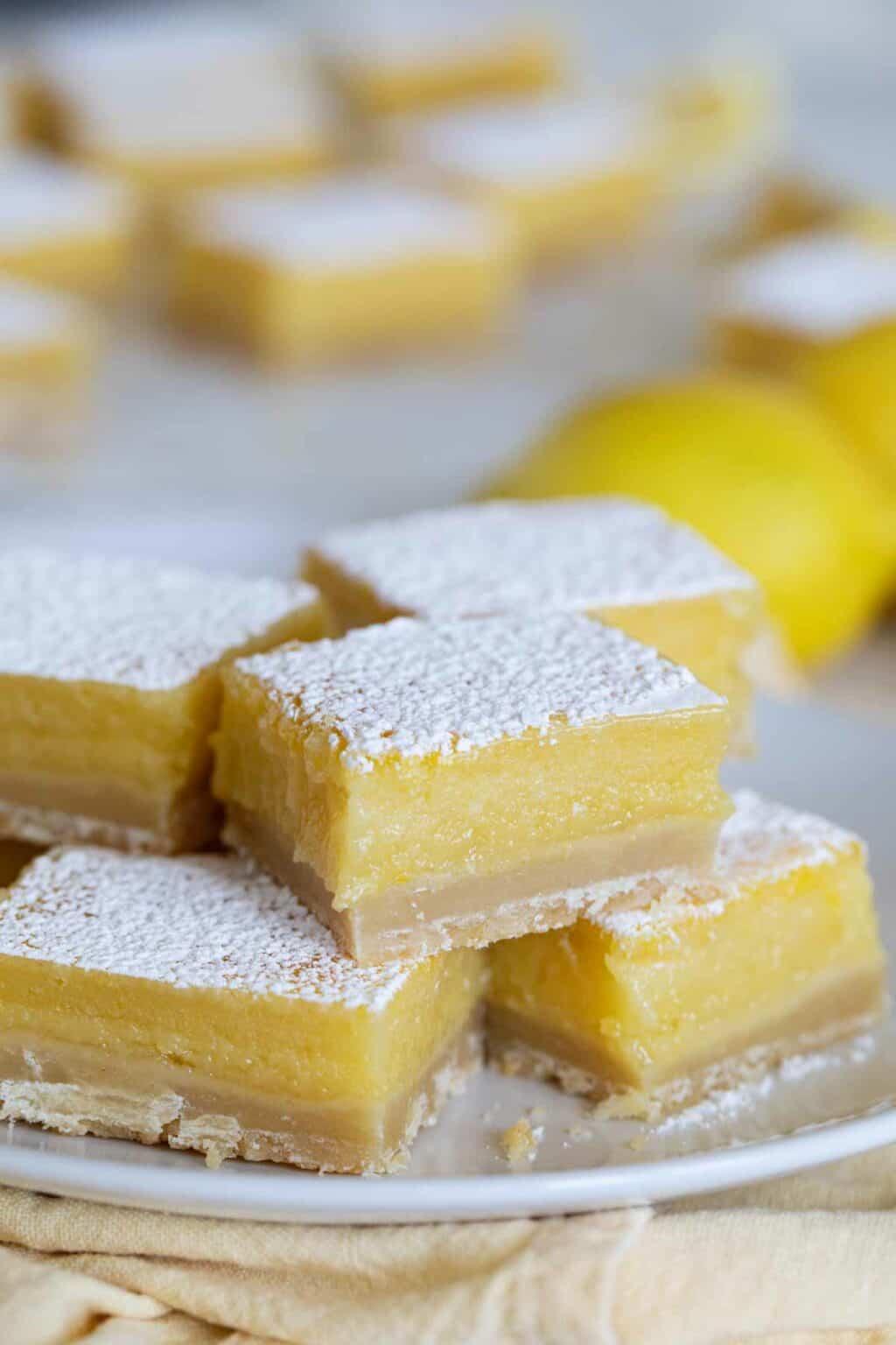 Homemade Lemon Bars - Taste and Tell