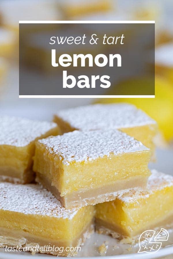 Homemade Lemon Bars - Taste and Tell