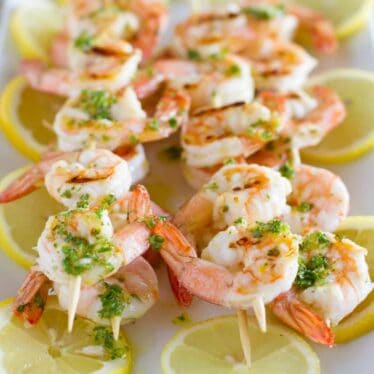 Grilled Lemon Shrimp - Taste and Tell