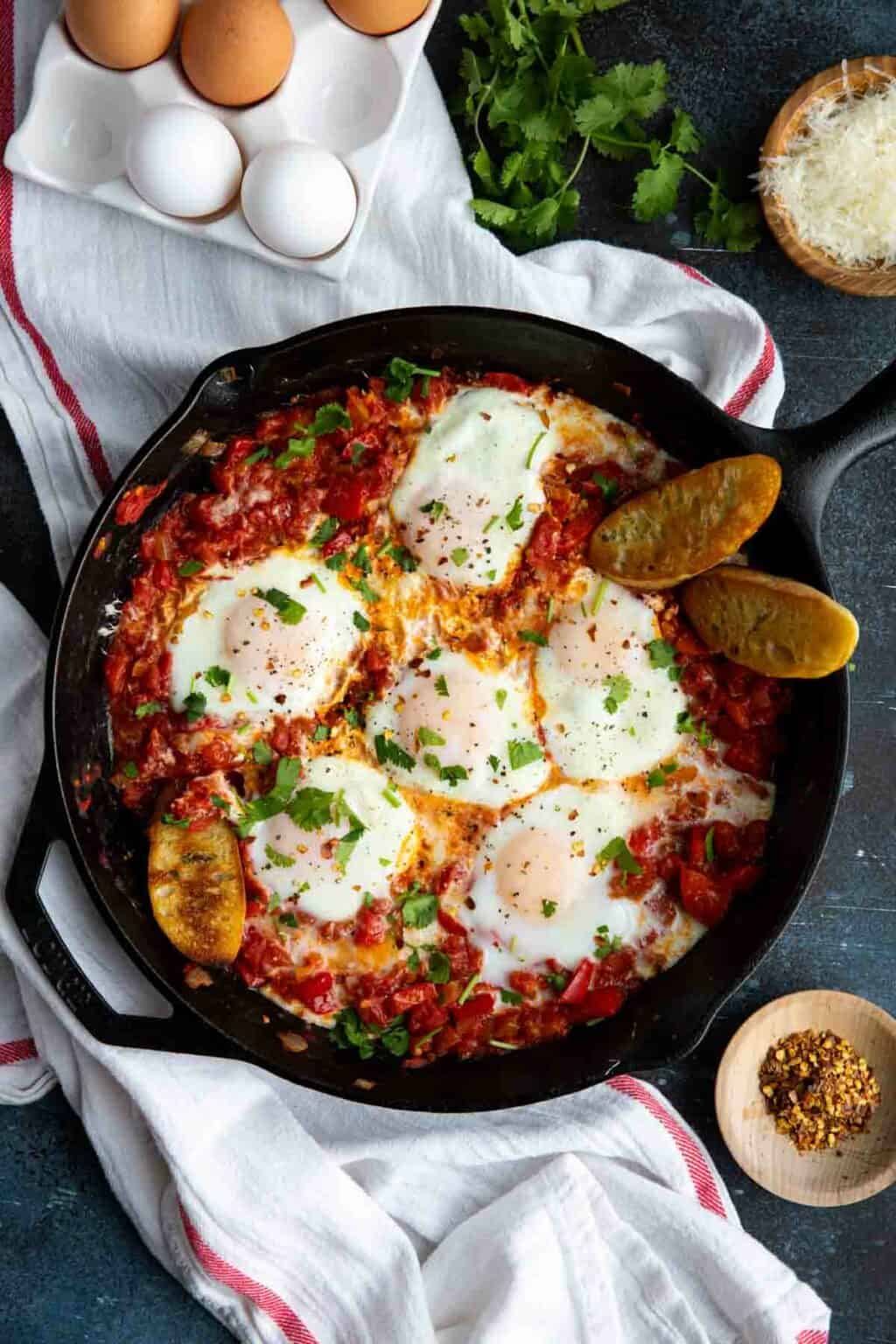 Shakshuka (Eggs in Purgatory) - Taste and Tell