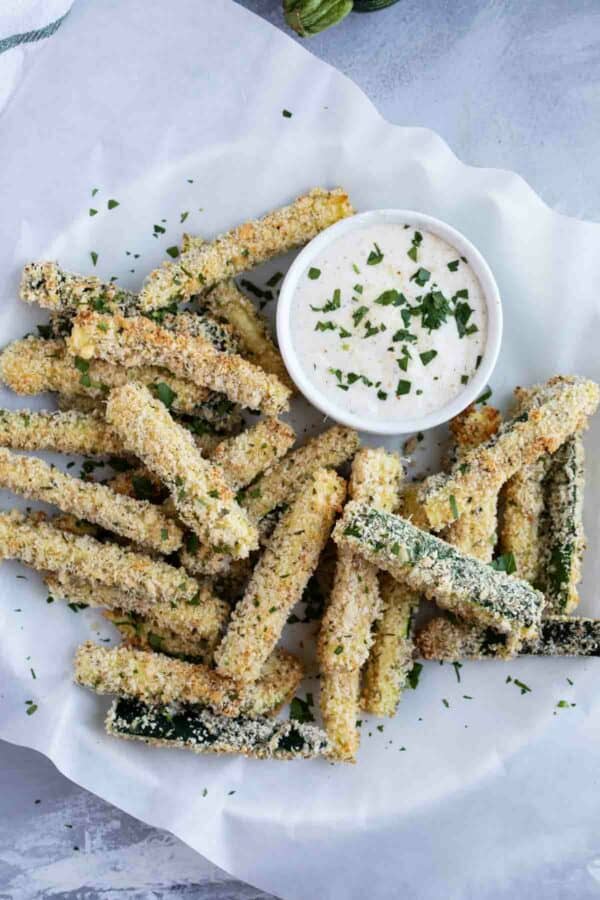 Zucchini Fries - Taste and Tell