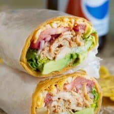 Easy BBQ Chicken Wrap Recipe (10 Minutes)