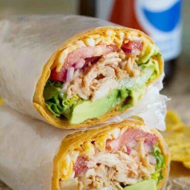 BBQ Chicken Wraps- Fast and Easy! - Taste and Tell