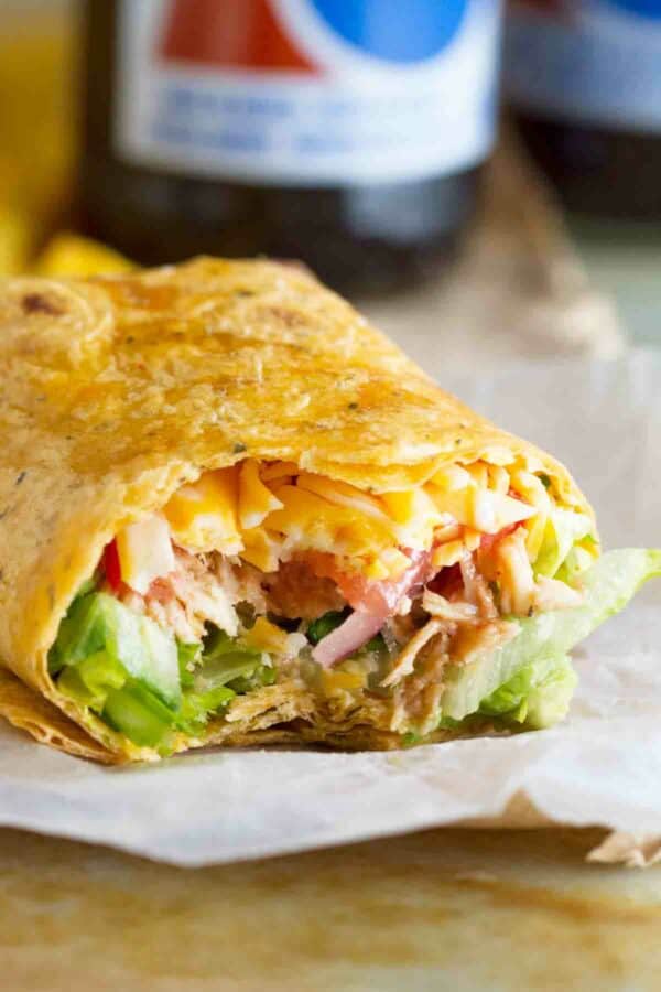 Bbq Chicken Wraps Fast And Easy Taste And Tell 5116