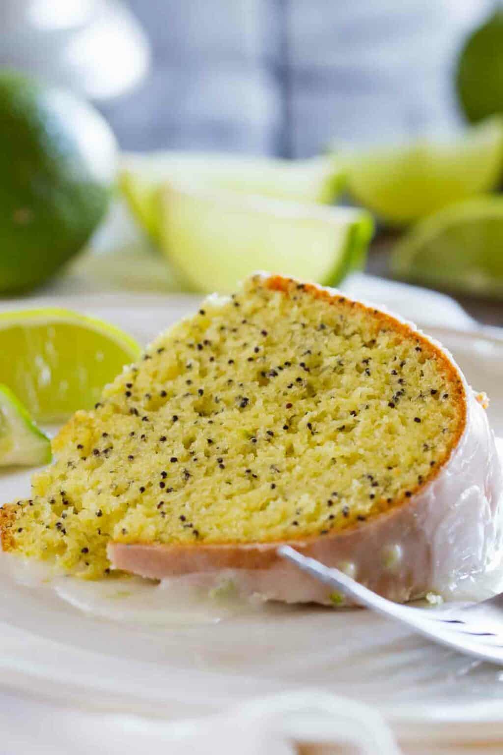 Lime Poppy Seed Cake - Taste and Tell