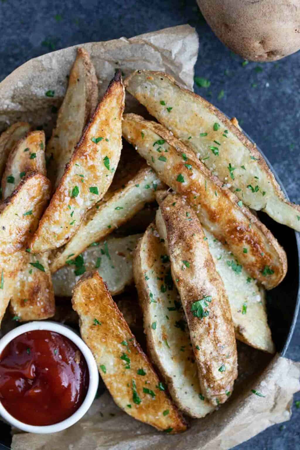 Baked Potato Wedges (JoJo Potatoes) - Taste and Tell