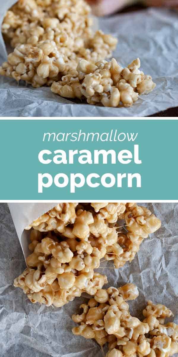 Marshmallow Caramel Popcorn - Taste and Tell