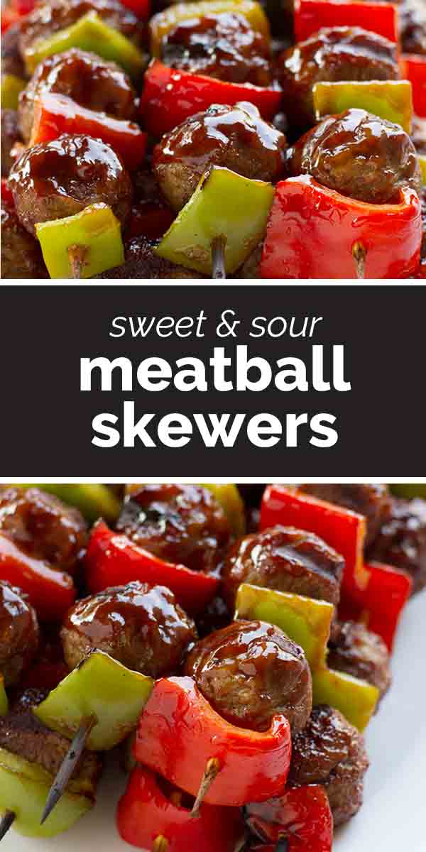 Sweet and Sour Meatball Skewers - Taste and Tell