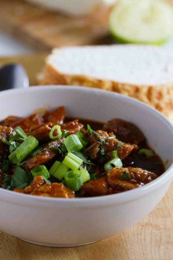 New Mexican Red Pork Chili - Taste and Tell