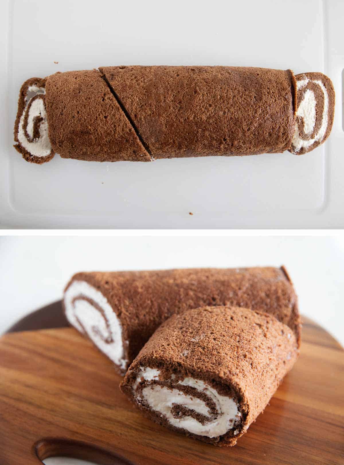 Buche de Noel (Yule Log Cake) - Humbly Homemade