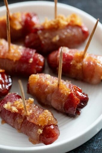 Bacon Wrapped Smokies Taste And Tell