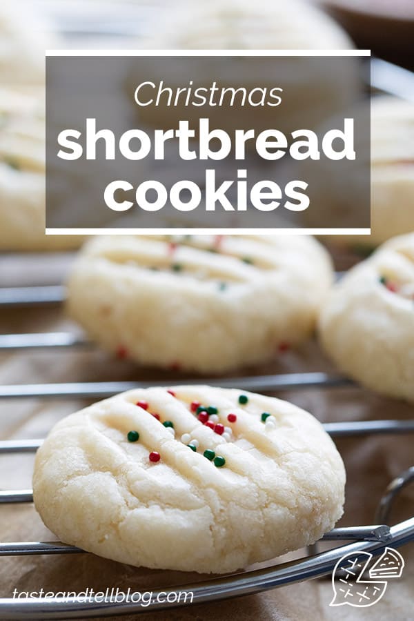 Christmas Shortbread Cookies - Taste and Tell