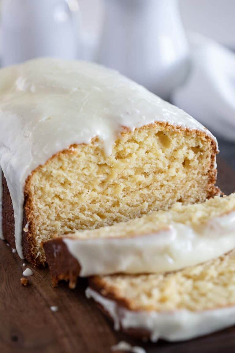 Eggnog Bread with Eggnog Glaze - Taste and Tell