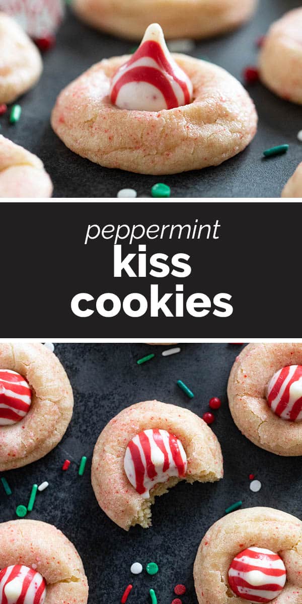 Peppermint Kiss Cookies - Taste and Tell