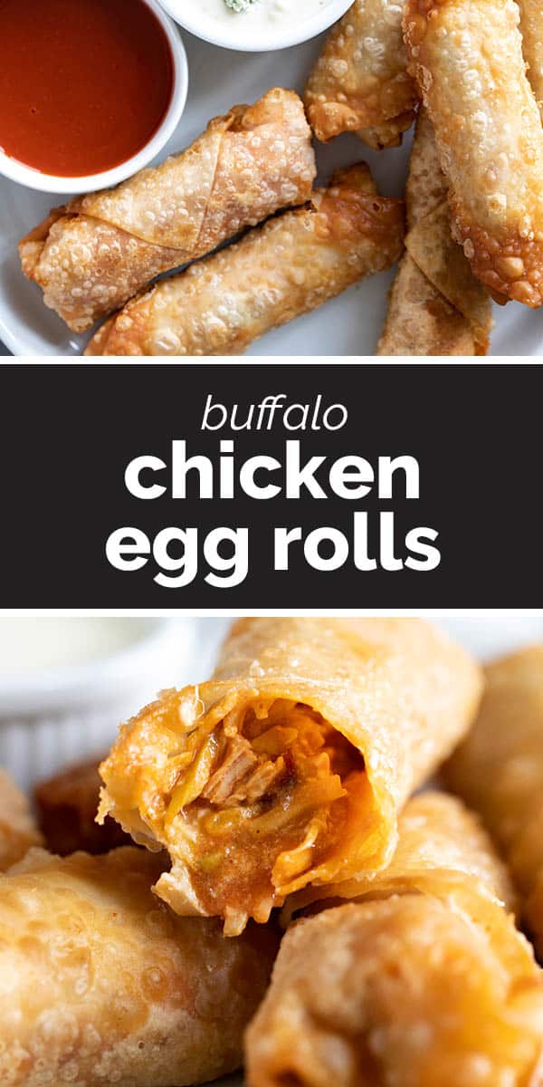 Buffalo Chicken Egg Rolls - Taste and Tell