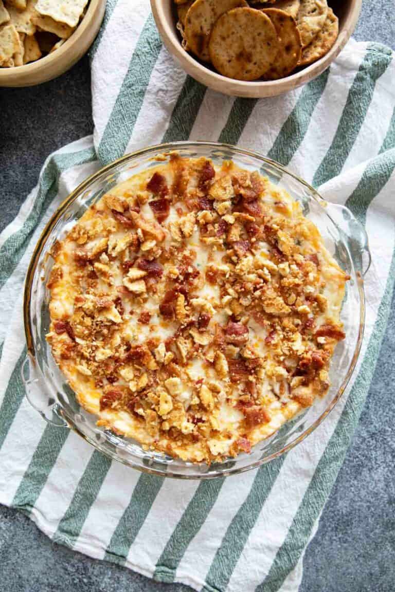 Cheesy Bacon Dip - Taste and Tell