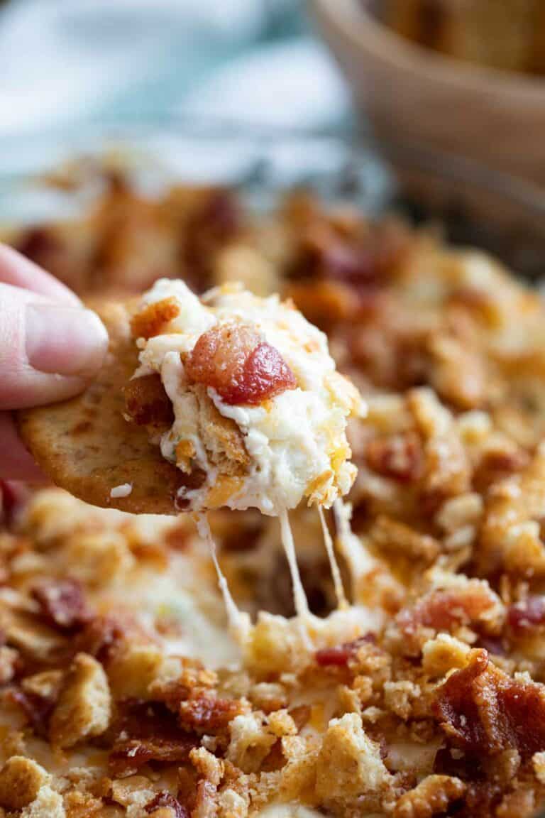 Cheesy Bacon Dip - Taste and Tell