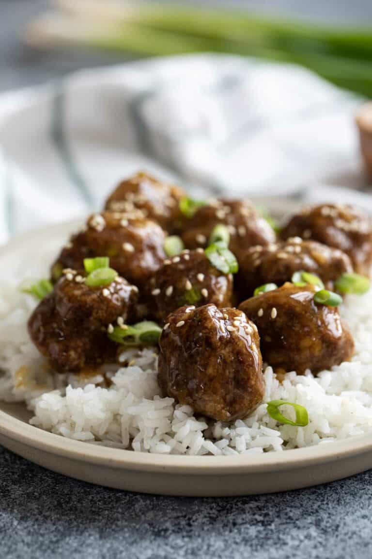 Easy Weeknight Teriyaki Meatballs - Taste and Tell