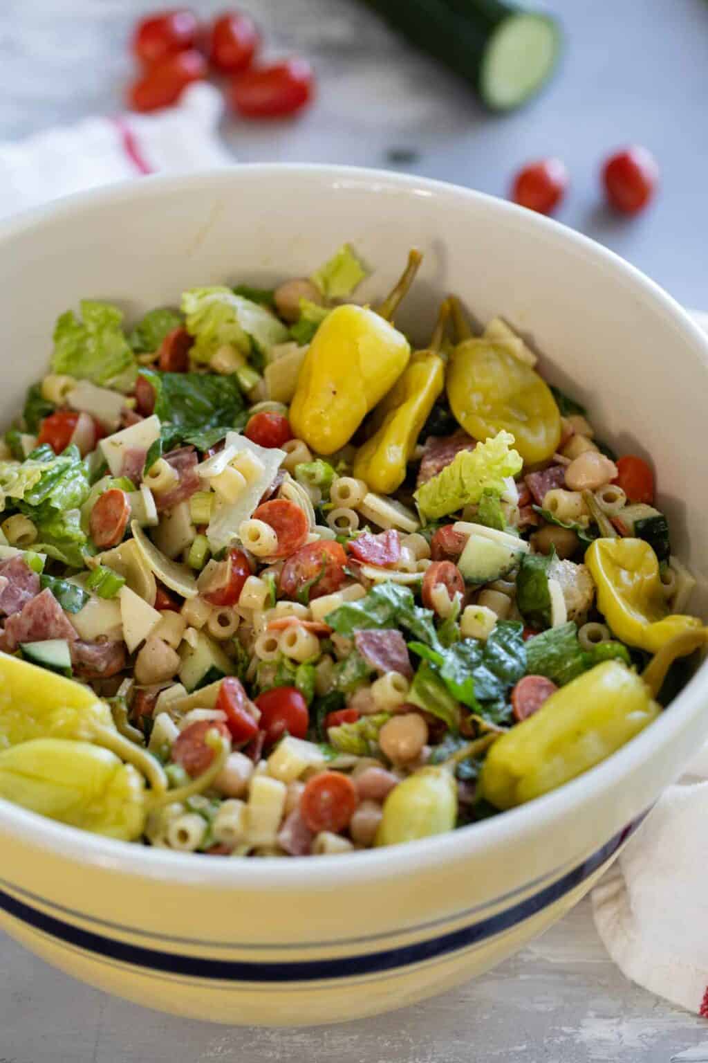 Italian Chopped Salad - Taste and Tell