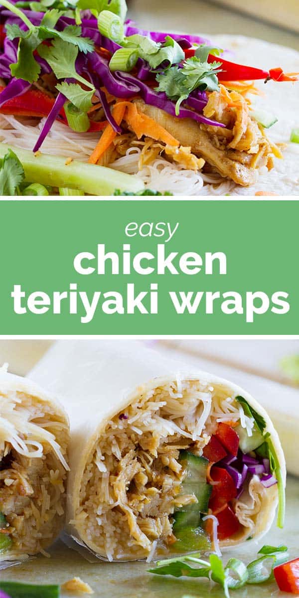 Chicken Teriyaki Wraps - Taste and Tell