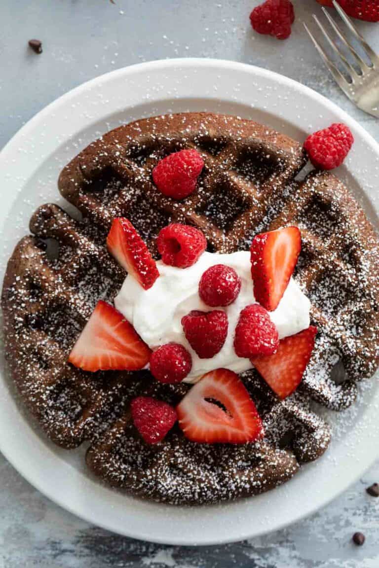 Chocolate Waffles - Taste and Tell