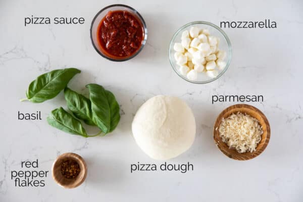 Margherita Pizza with Fresh Mozzarella - Taste and Tell