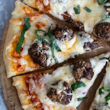 Meatball Pizza - Taste and Tell