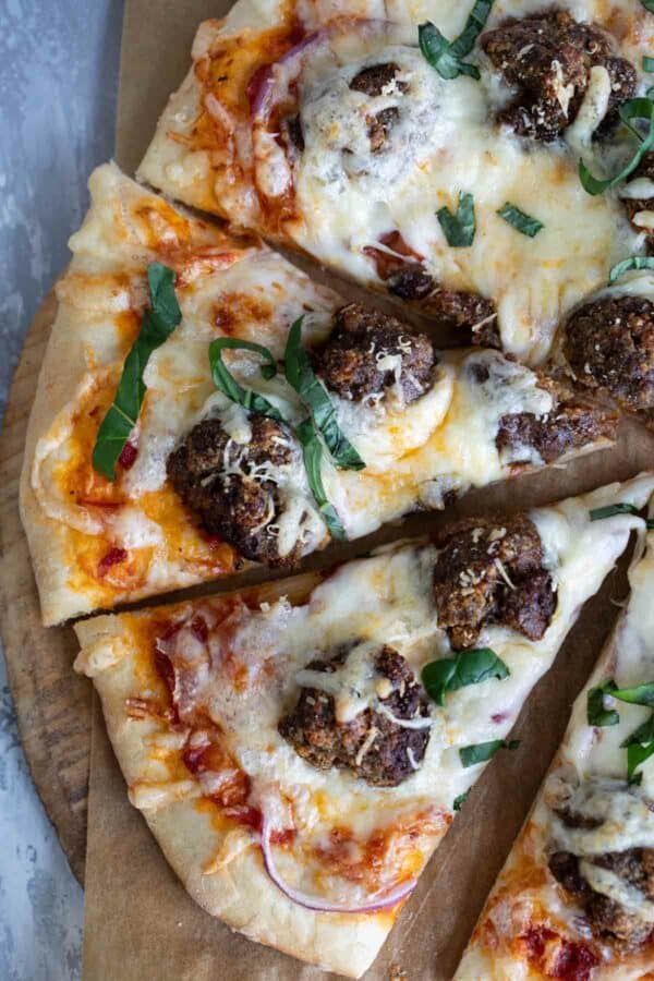 Meatball Pizza - Taste and Tell