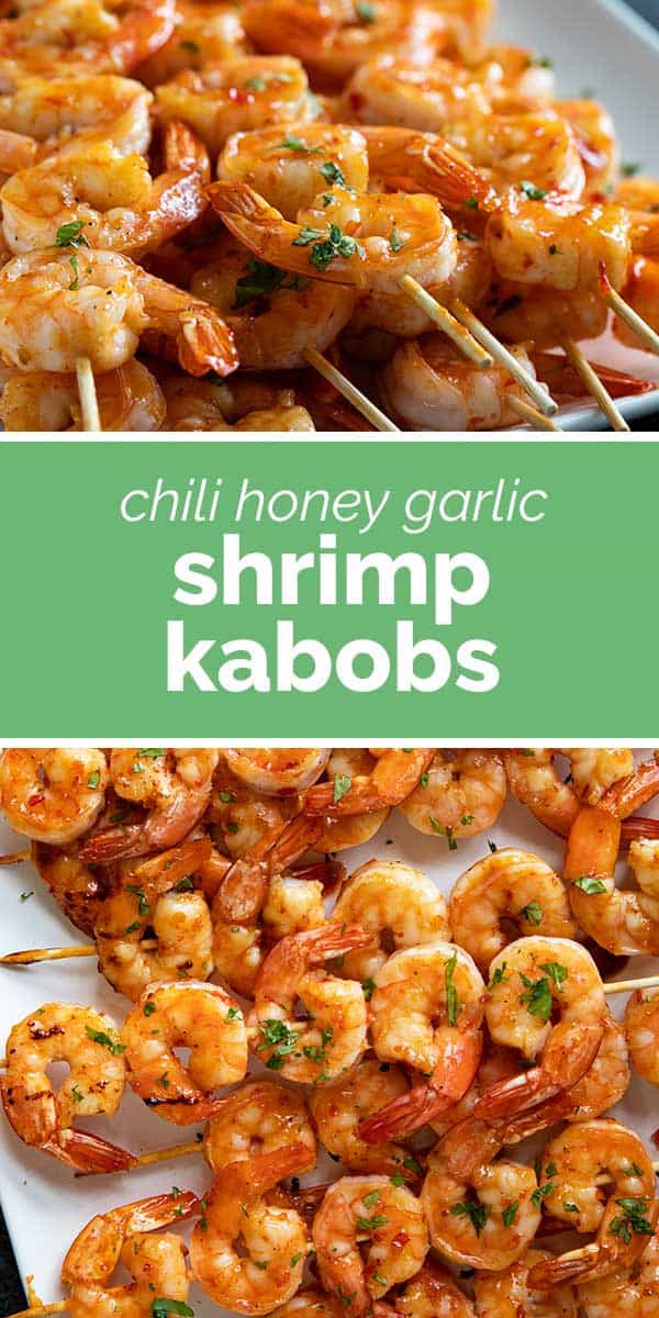 Chili Honey Garlic Shrimp Kabobs - Taste and Tell