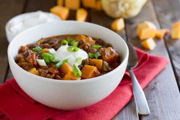 Butternut Squash Chili with Beef - Taste and Tell