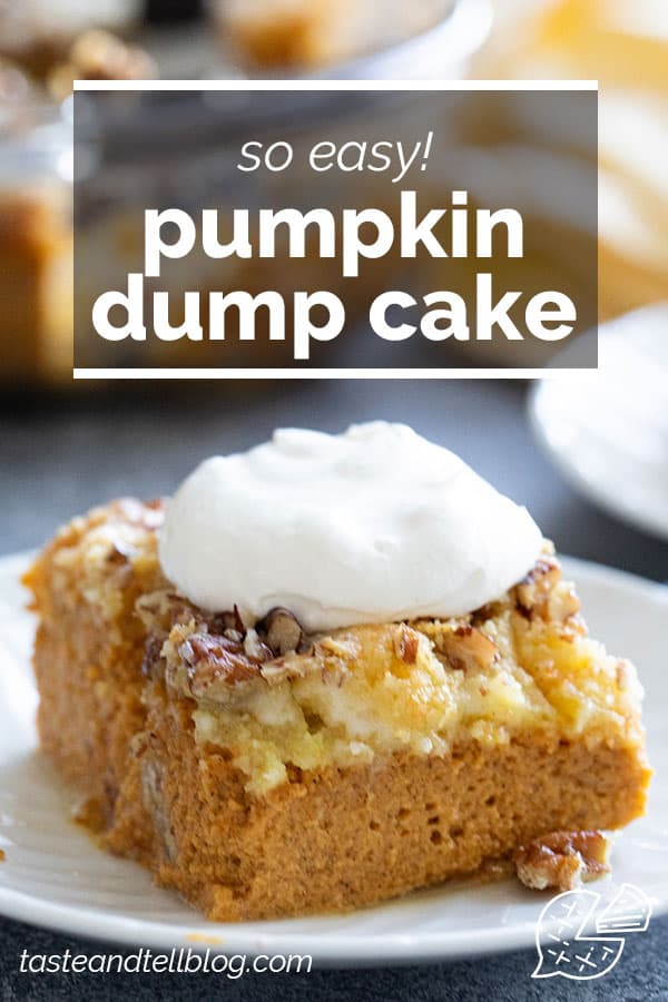 Pumpkin Dump Cake - Taste and Tell