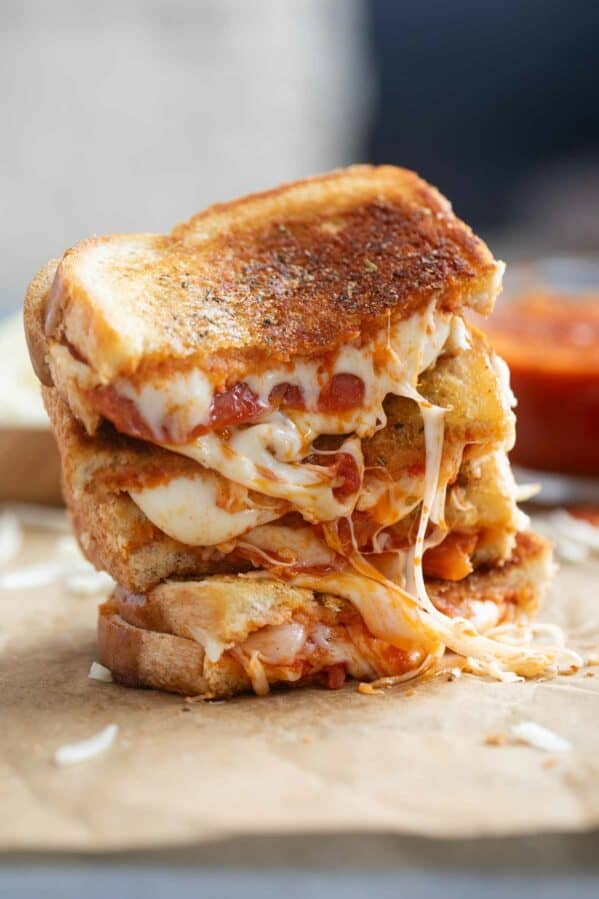 Pizza Grilled Cheese - Taste and Tell